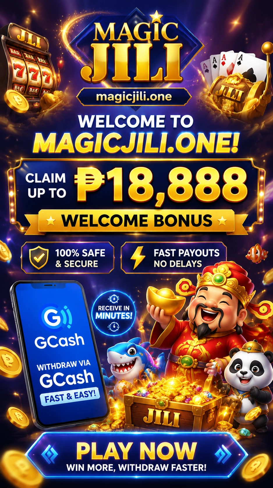 Magicjili hero gaming visual for Philippines players