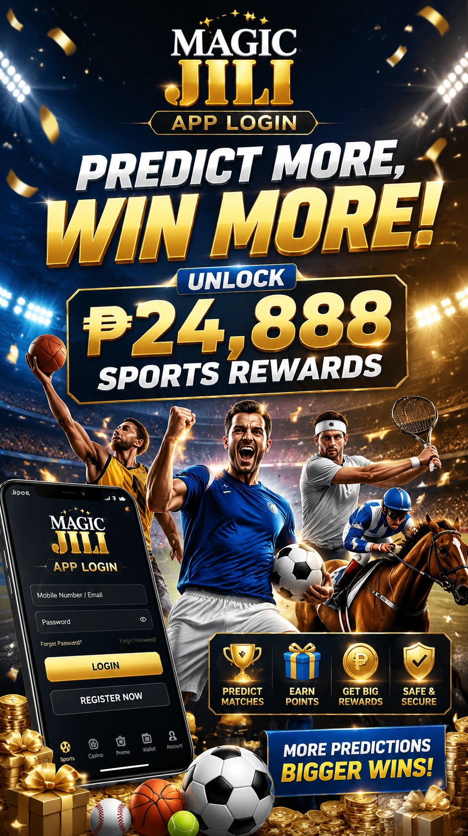 Sports betting hero banner for Filipino sports fans